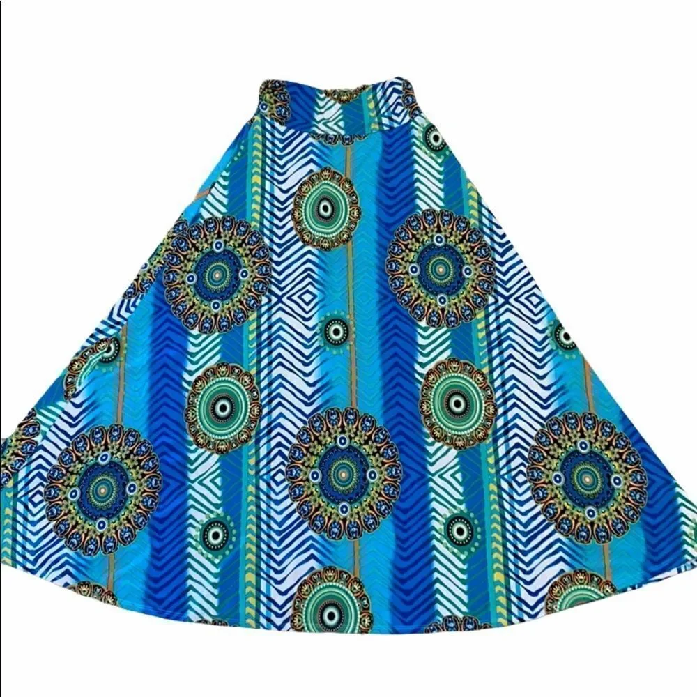 J USA Maxi Circle Skirt